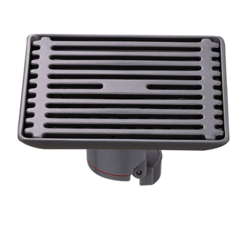 Linghhang – Drain de douche carré amovible pivotant en acier inoxydable – Couvercle à motif – Filtre intégré amovible – Épaisseur 2mm – Diamètre tuyau 40/50/75mm