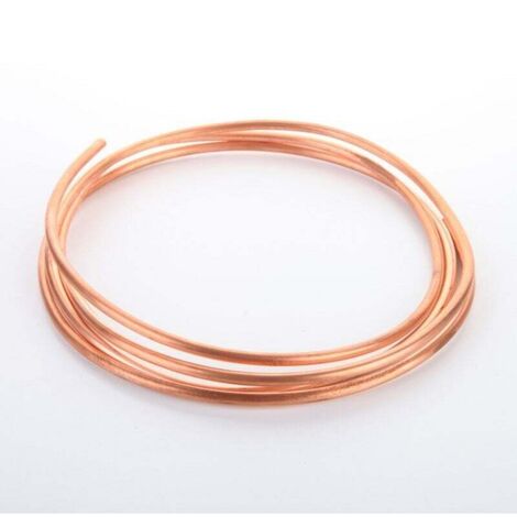 Linghhang – Tuyau de cuivre mou 2m – Tuyauterie réfrigération – Diamètre extérieur 4mm – Diamètre intérieur 3mm – Résistance à la corrosion