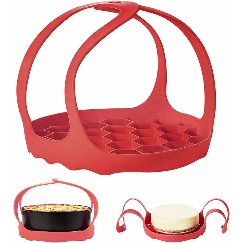 Élingue d'autocuiseur, élévateur d'ustensiles de cuisson en silicone Lève-élingue en silicone pour ustensiles de cuisson d'autocuiseur