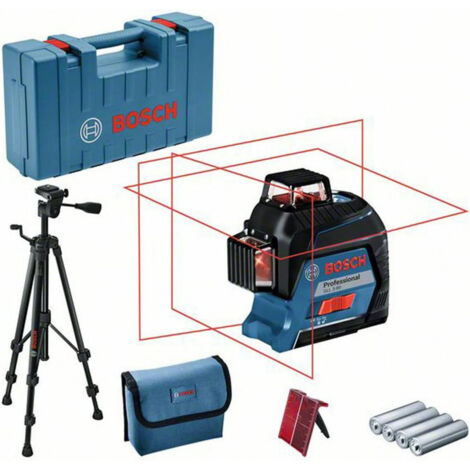 Linienlaser professionnel BOSCH GLL 3-80 - 06159940KD - Avec Handwerkerkoffer