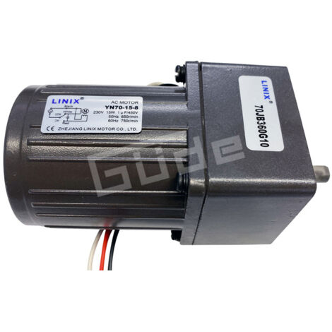 Linix Motor YN70 mit Getriebe und Kondensator