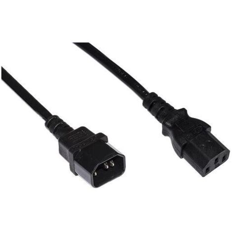 Link Accessori LKIEC18 cavo di alimentazione Nero 1,8 m Accoppiatore C14 Accoppiatore C13