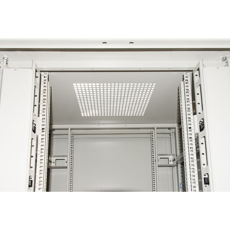 Image of Armadi rack Link armadio rack 19 42U (A)2055, (L)800, (P)800 colore grigio porta traforata con guidacavi laterale