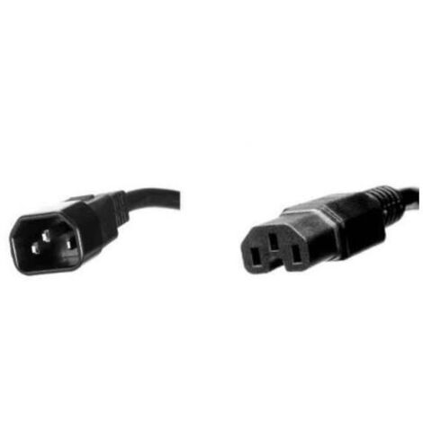 Link Cavo Alimentazione CONNETTORI C14 Maschio C15 Femmina, Lunghezza Metri 1,80