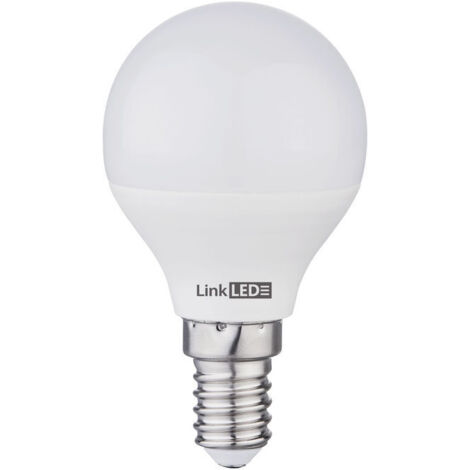Link Led Lampadina Led Sfera 6W E14 3k 450 Lm