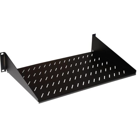 LINK LKRIP250N2U ripiano universale per armadio rack, 1Unità, acciaio verniciato a polvere elettrostatica nero RAL9005 capacità carico 25 kg dimensioni 48,5x25x10 cm compatibile con armadi 19”