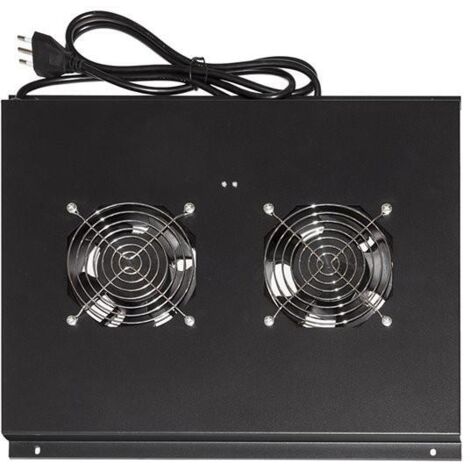 Link Modulo 4 Ventole A Soffitto Colore Nero Per Armadi 22/42u Profondi 1000 Link