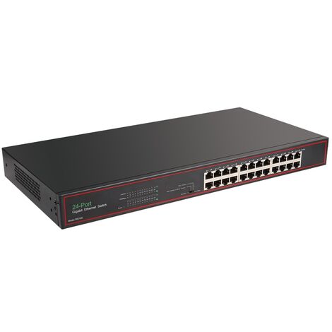 Link Switch Rete Gigabit 10/100/1000 24 Porte Rj45 19'' - Lksw241