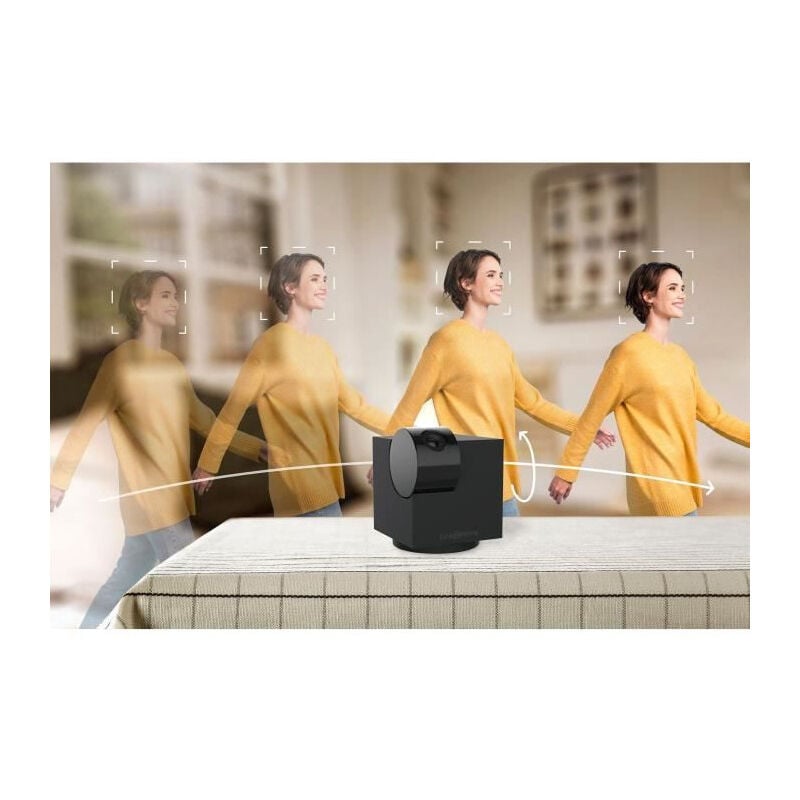 Link2home - Caméra Wi-Fi Motorisée, hd 1080P, vision nocturne, IP65