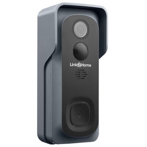 Link2Home L2H-BELLBATTERY Weatherproof (IP54) Smart Battery Doorbell LTHBELLB