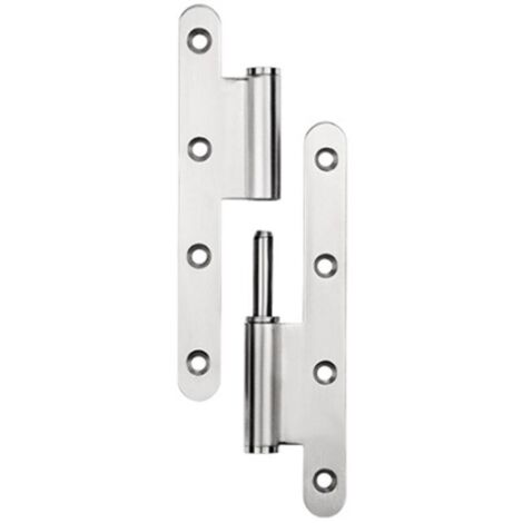 Links – Edelstahlscharnier – verstärkt – 140 x 60 x 2,5 mm