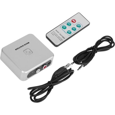 Links/Rechts-RCA-Audio-Digitizer mit USB-Anschluss/SD-Karte, 128-kbps-MP3-Konvertierung