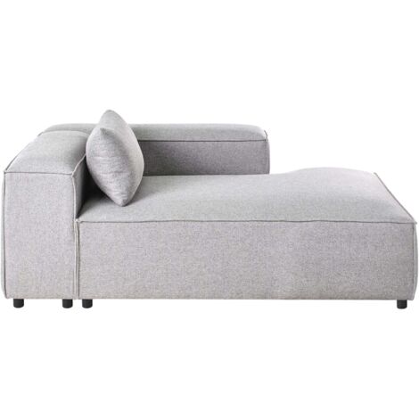 Linksseitige Chaiselounge BRANDE Grau