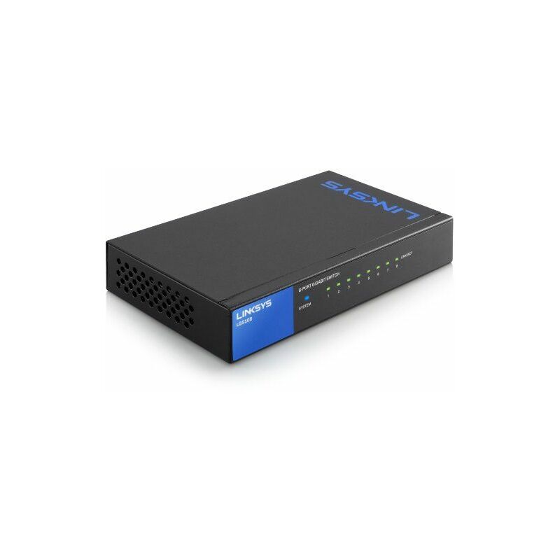 

Escritorio de 8 puertos Conmutador Gigabit (LGS108) - Linksys