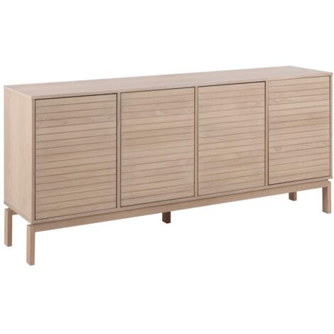 Linley buffet 4 portes plaqué chêne.