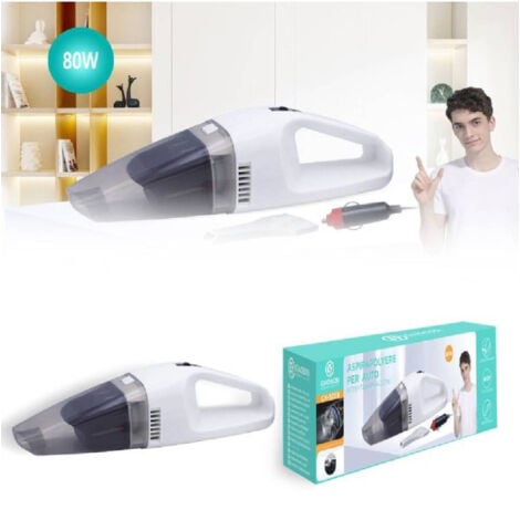 Linq - Aspirapolvere Portatile Auto Camper Presa Accendisigari 12v 80w Accessori Cx-9359 -