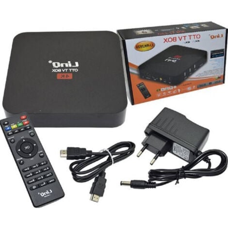 Linq - Smart Ott Tv Box 4k Android Quad Core Wifi 8gb Ram 2gb Mini Pc Li-rk2829 Multimediale -