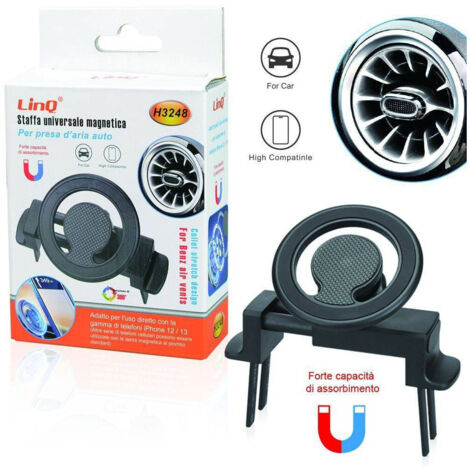 Linq - Supporto Universale Magnetico Auto Presa Aria Per Smartphone Mercedes Benz H3248 -