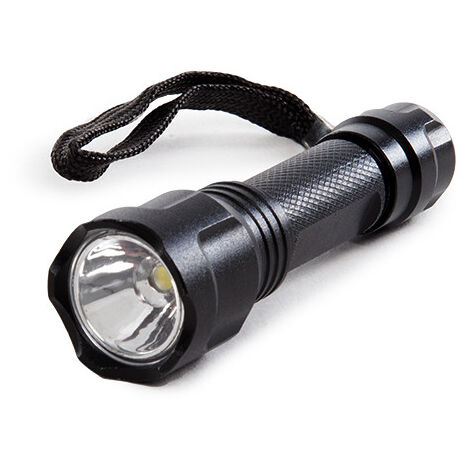 Linterna 100Lm 6000ºK LED Negra 40.000H [HO-LL-100L-B]