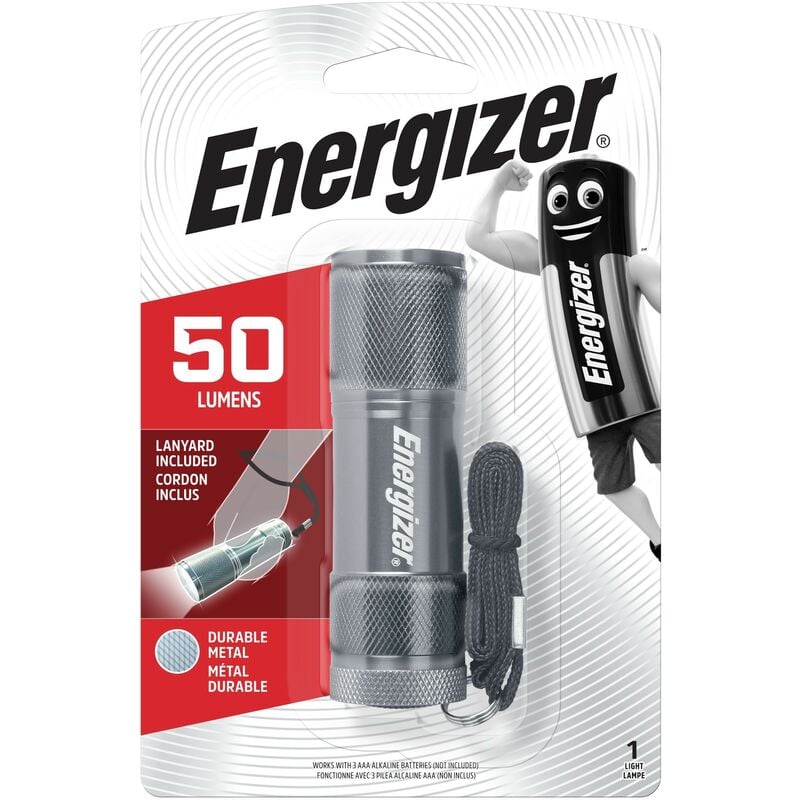 

Linterna LED metálica 50 lm (3 pilas AAA incluidas) - Energizer