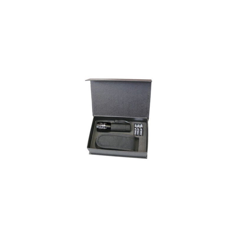 

Linterna de aluminio LED con zoom . Incluye Funda y Pilas 30.360 8430552128686 - Electro Dh