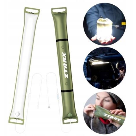 Linterna de camping LED USB inflable