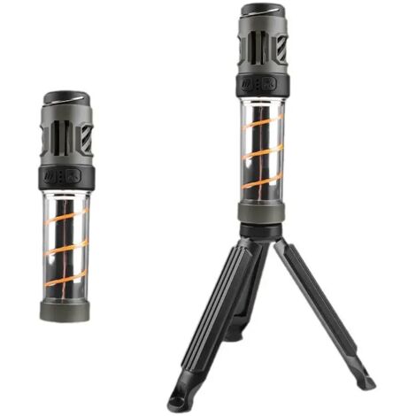 Linterna de camping, linterna para tienda de campaña, imán, recargable por USB, luz ambiental magnética