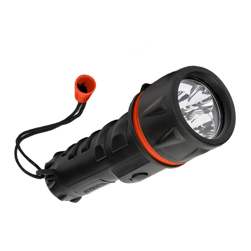 

Linterna de goma 3 Led super brillante y resistente (Velamp IRUB2LED)