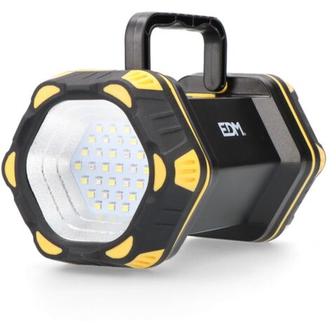 Linterna de Mano con LED Frontal 400lm + Lateral 200lm EDM