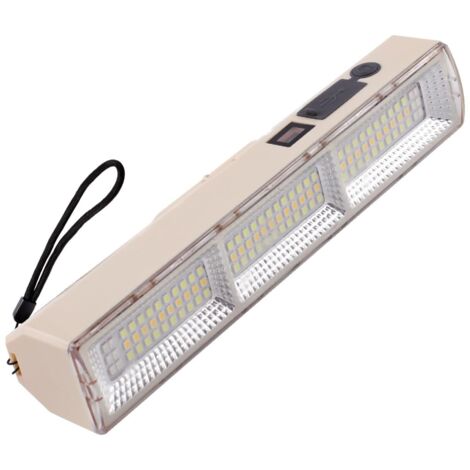 Linterna de trabajo recargable de 22 cm, linterna LED de 5 modos con base magnética y batería recargable USB para garaje, tienda de campaña, coche, camping, emergencias, jardín y patio.