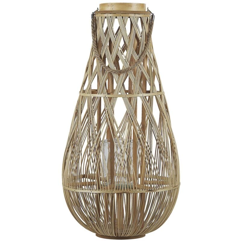 

Linterna decorativa marrón claro 77 cm TONGA