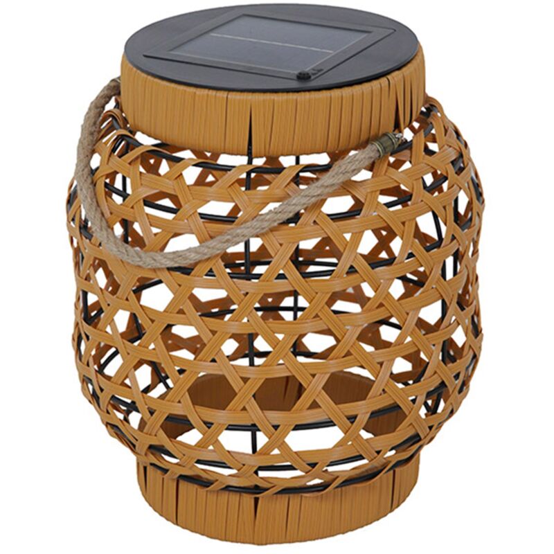 

Linterna decorativa solar de polietileno LED blanco cálido CAPRI SMALL H32cm