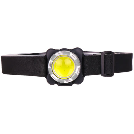 Linterna frontal COB recargable por USB, linterna frontal LEDCon linterna frontal impermeable y luz roja