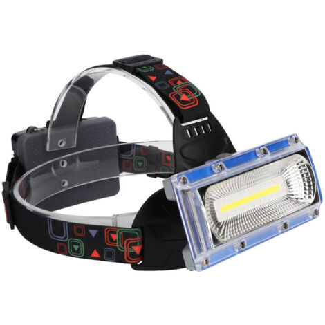 Linterna frontal LED COB recargable por USB, ultrabrillante, ideal para acampar, trabajar, hacer senderismo y reparar automóviles (W608)