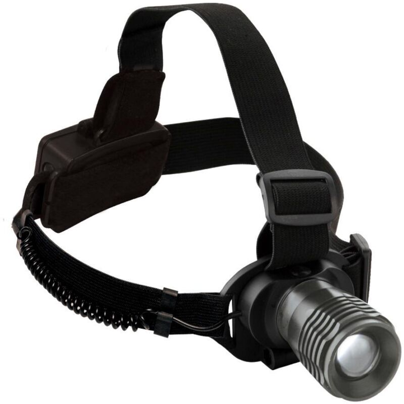 Linterna frontal led con zoom