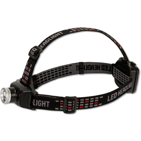 Linterna frontal LED CREE 400lm con zoom y luz trasera ARGO ZOOM EVO VELAMP