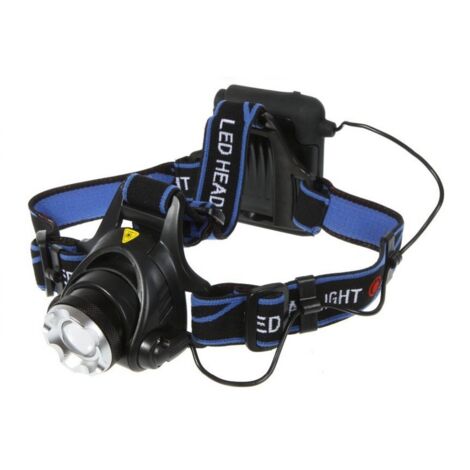 Linterna frontal LED CREE de 2000 lm