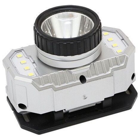 Linterna frontal LED, enfoque no polarizado, iluminación remota, pequeña lámpara de minería