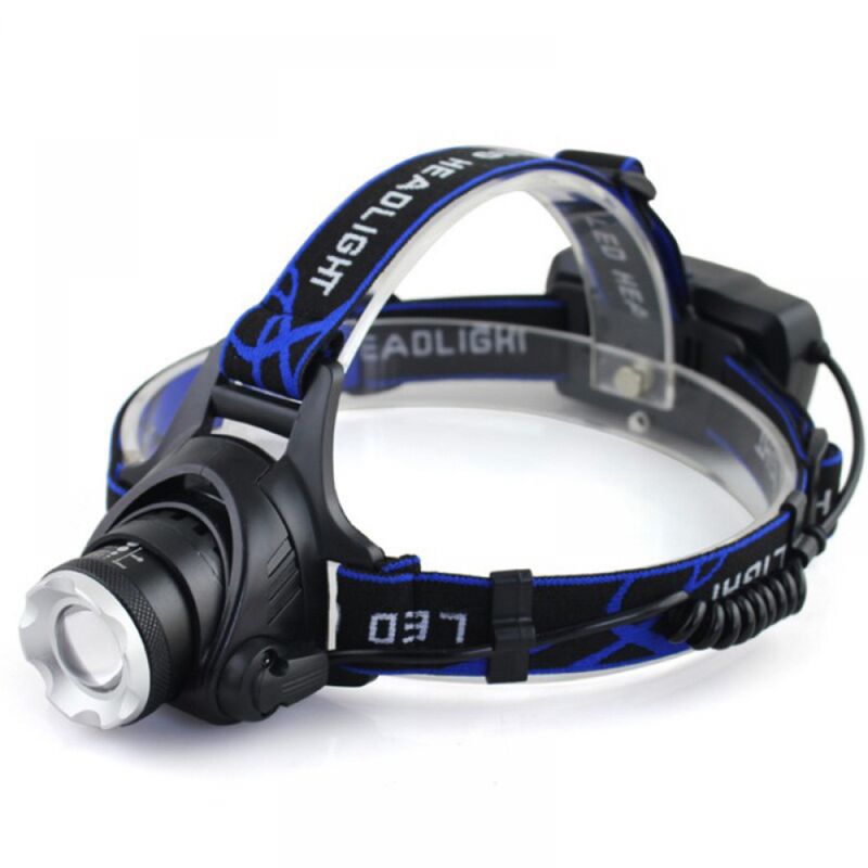 

Linterna frontal LED potente recargable, linterna frontal ajustable con cable USB para pesca, ciclismo, senderismo, correr, acampada