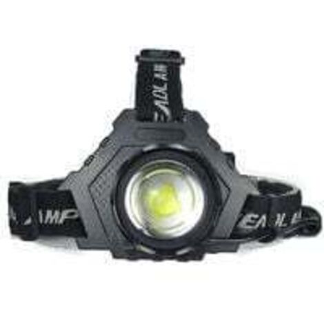Linterna frontal LED recargable, 90.000 lúmenes, súper brillante, con 5 modos de iluminación, resistente al agua IPX7, recargable por USB, ajustable 90°, ideal para acampar al aire libre.