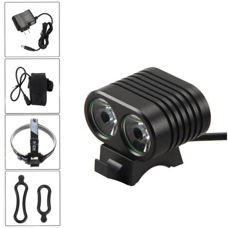 Linterna frontal LED recargable por USB con sensor de movimiento, ideal para acampar, leer, hacer senderismo y ciclismo.