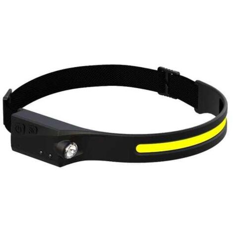 Linterna frontal LED recargable Xanlite con diadema, 300+100 lm