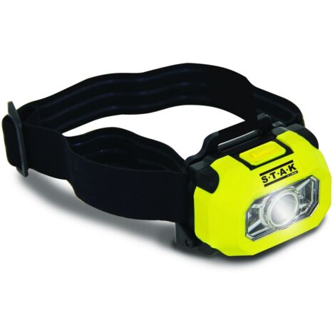 Linterna Frontal LED Recargable y Ajustable Stak 3 W 200 Lm