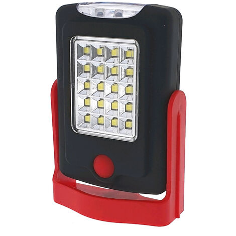 LINTERNA GIRATORIA 20+3 LEDS CON GANCHO E IMAN