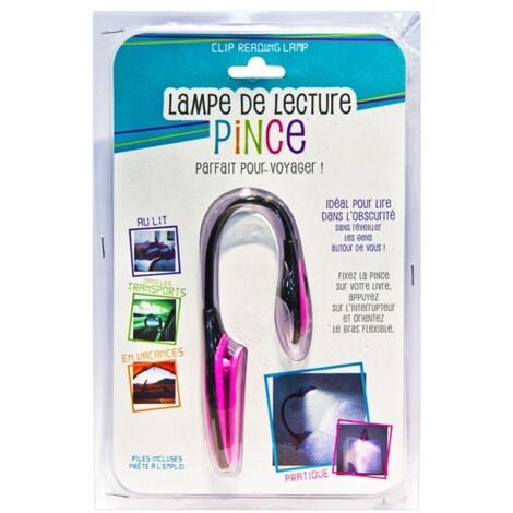 AC-DECO LINTERNA LECTURA C/PINZA SURTI - 25X4 CM