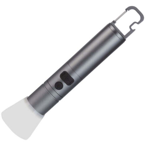 Linterna LED 15W 2000mAh Recargable USB-C – Zoom, Power Bank y SOS