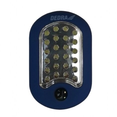 LINTERNA LED 24 + 3 OVALADA CON PILAS - DEDL1001
