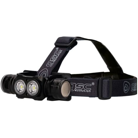 Linterna LED de cabeza recargable USB 40W 3000lm
