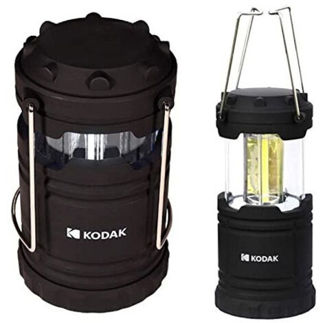 Linterna LED de camping KODAK, 400 lm, IP64, 3 pilas AA, extensible