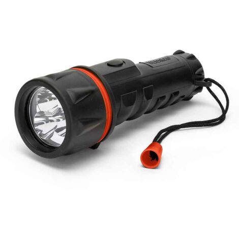 Linterna LED de goma de 12 lúmenes y 27 cm VELAMP